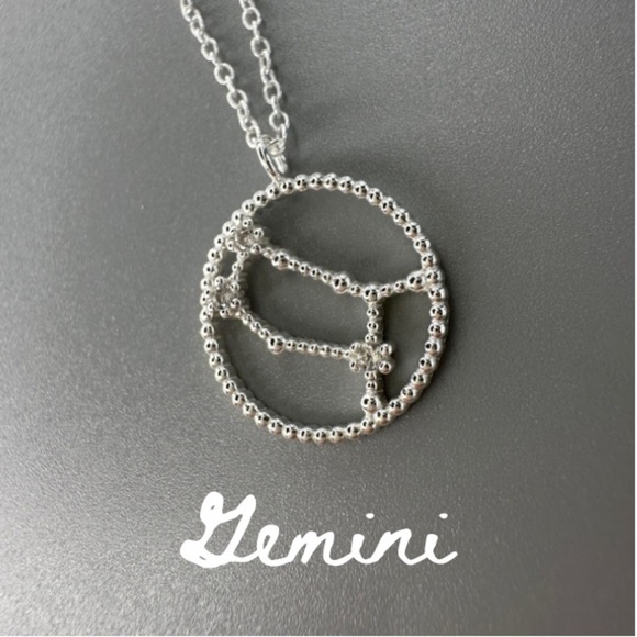 Sterling Silver Zodiac Constellation Necklaces - Picture 11 of 17